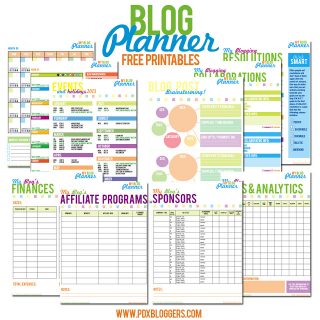 Free Printable Blog Planner – A Well Crafted Party