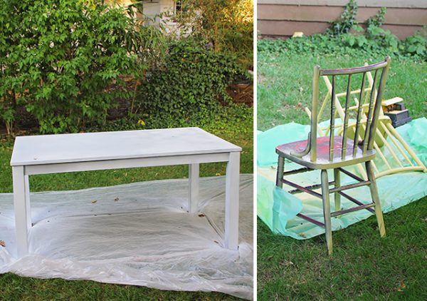 DIY Painted Table & Chairs— DIY Summer Porch Pt. 1 – A Well Crafted Party