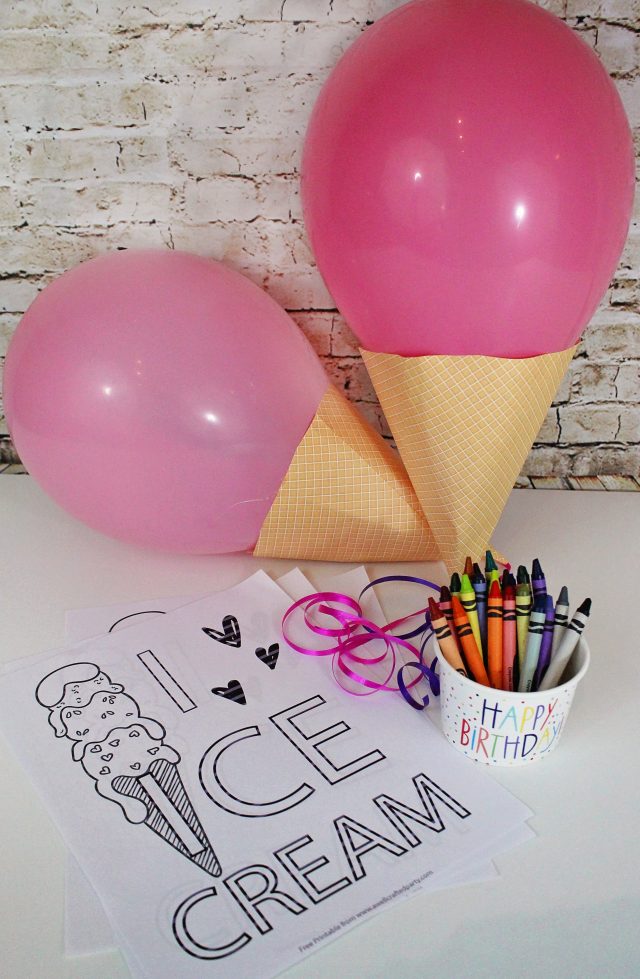 DIY Ice Cream Party + Free Printables – A Well Crafted Party