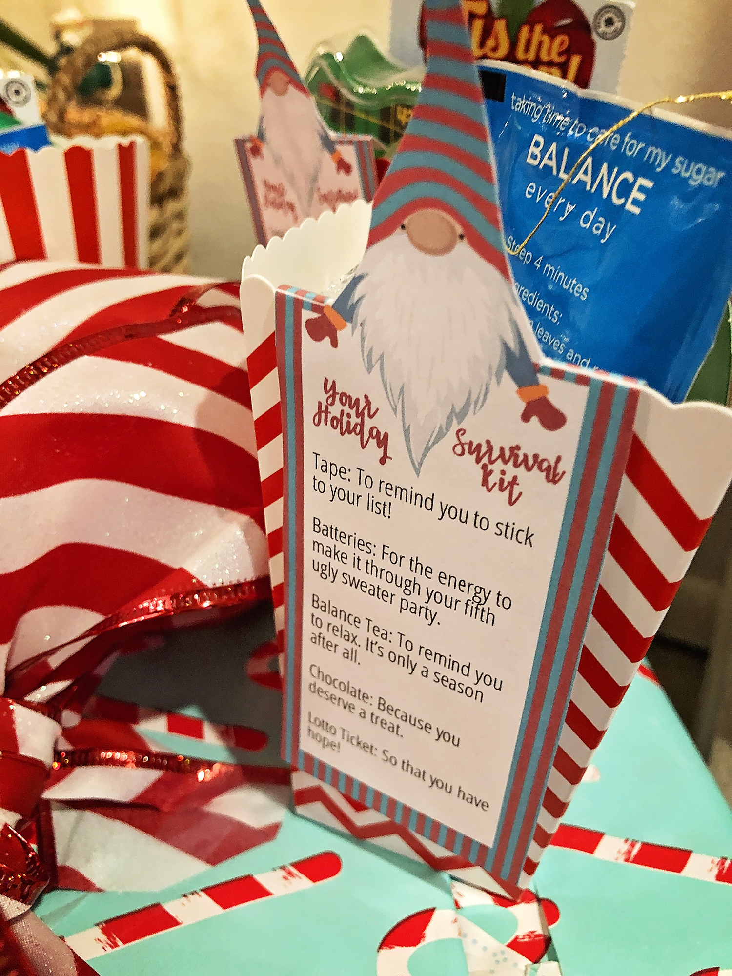 Holiday Survival Kit Party Favors + Free Printable A Well Crafted Party